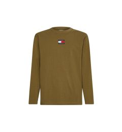 Снимка на Tommy Jeans T-Shirt - TJM LS TOMMY BADGE TEE green