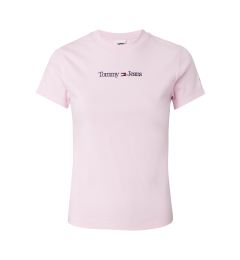 Снимка на Tommy Jeans T-shirt - TJW BABY SERIF LINEA pink