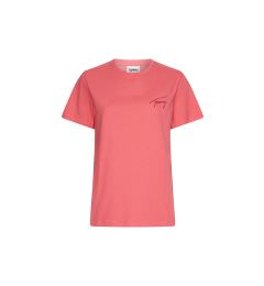 Снимка на Tommy Jeans T-Shirt - TJW RLXD TOMMY SIGNATURE SS pink