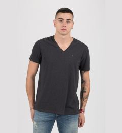 Снимка на Tommy Jeans T-Shirt - TOMMY HILFIGER TJM ORIGINAL TRIBLEND V NECK TEE black