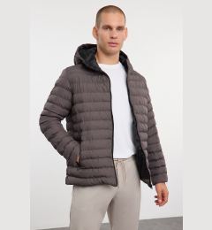 Снимка на Trendyol Anthracite Regular Fit Hooded Winter Coat