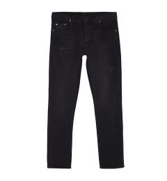 Снимка на Trendyol Anthracite Slim Fit Rake Destroyed Jeans Jeans