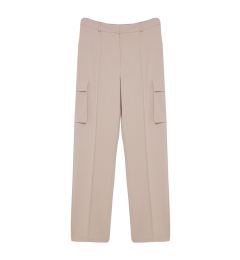 Снимка на Trendyol Beige Cargo Straight Cut Woven Double Pocket Woven Trousers