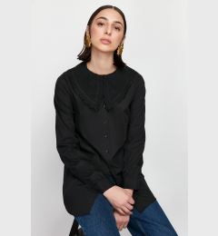 Снимка на Trendyol Black Baby Collared Cotton Woven Shirt