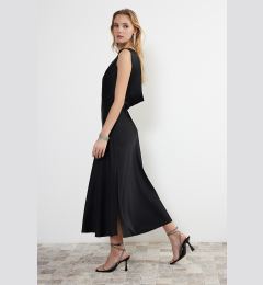 Снимка на Trendyol Black Back Woven Satin Dress