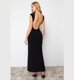 Снимка на Trendyol Black Backless Fitted Maxi Flexible Knitted Maxi Pencil Dress