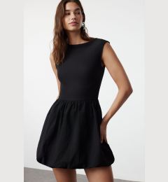 Снимка на Trendyol Black Balloon Skirt Mini Parachute Fabric Woven Dress