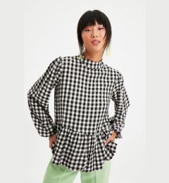 Снимка на Trendyol Black Balloon Sleeve Blouse