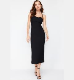 Снимка на Trendyol Black Bodycon Strappy Maxi Pencil Skirt Woven Dress