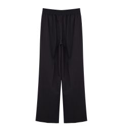 Снимка на Trendyol Black Elastic Waist Wide Leg/Wide Leg High Waist Woven Trousers