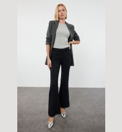 Снимка на Trendyol Black Flare/Flare Woven Fabric Trousers