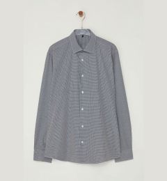 Снимка на Trendyol Black Gingham Patterned Regular Fit Woven Men's Shirt