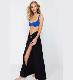 Снимка на Trendyol Black Maxi Knit Cut Out/Window Beach Pareo