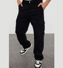 Снимка на Trendyol Black Men's Cargo Pocket Baggy Trousers