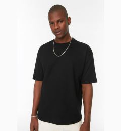 Снимка на Trendyol Black Oversize Crew Neck Short Sleeve T-shirt