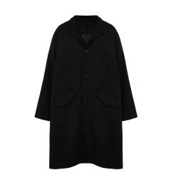 Снимка на Trendyol Black Oversize Fit Stand Collar Long Stash Winter Coat