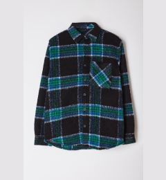 Снимка на Trendyol Black Oversize Fit Winter Checkered Lumberjack Shirt Jacket