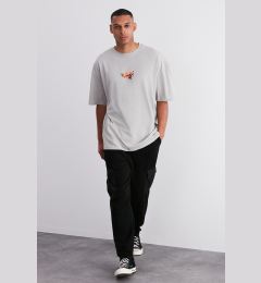 Снимка на Trendyol Black Oversize/Wide Cut Cargo Pocket Elastic Leg Sweatpants