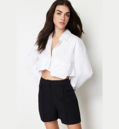 Снимка на Trendyol Black Pocket Flap Rib Detailed Woven Shorts