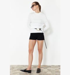 Снимка на Trendyol Black Premium Yarn Shorts & Bermuda