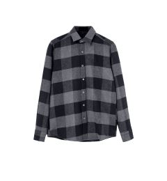 Снимка на Trendyol Black Regular Fit Winter Checkered Lumberjack Shirt