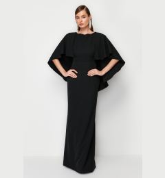 Снимка на Trendyol Black Sleeve Detailed Woven Evening Dress