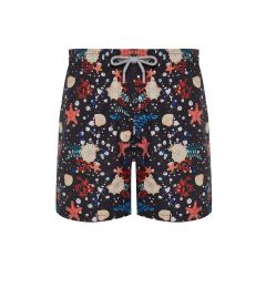 Снимка на Trendyol Black Standard Size Starfish Patterned Beach Shorts