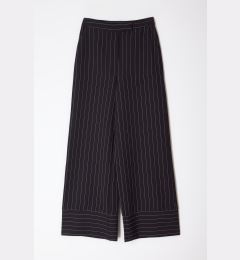 Снимка на Trendyol Black Striped Wide Leg Trousers