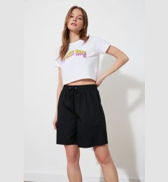 Снимка на Trendyol Black Tie Shorts & Bermuda