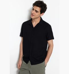 Снимка на Trendyol Black Unisex Relaxed Fit Short Sleeve Shirt