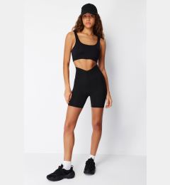 Снимка на Trendyol Black Waist Extra Coupler Knitted Sports Shorts/Short Leggings