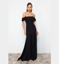 Снимка на Trendyol Black Woven Elegant Evening & Graduation Dress