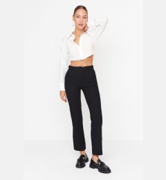 Снимка на Trendyol Black Woven High Waist Trousers