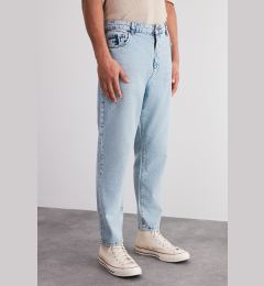 Снимка на Trendyol Blue Loose Fit Jeans Wide Denim Trousers