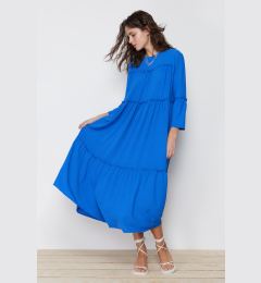 Снимка на Trendyol Blue Piping Detailed Woven Dress