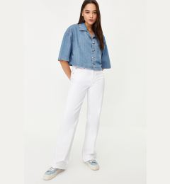 Снимка на Trendyol Blue Short Sleeve Denim Shirt