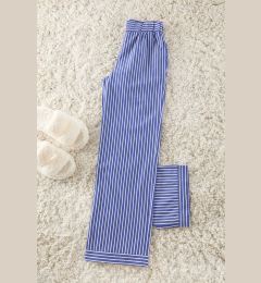 Снимка на Trendyol Blue Striped Wide Leg Woven Trousers