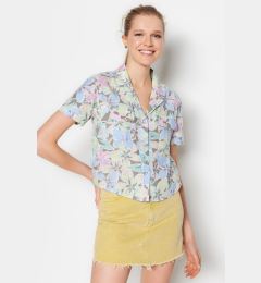 Снимка на Trendyol Blue Woven Floral Shirt