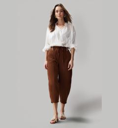 Снимка на Trendyol Brown Harem/Shalwar Aerobin Woven Trousers