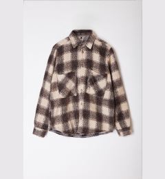 Снимка на Trendyol Brown Regular Fit Thick Winter Lumberjack Plaid Shirt Jacket