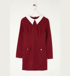 Снимка на Trendyol Burgundy Collar Detailed Woven Dress