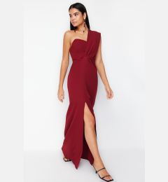 Снимка на Trendyol Burgundy Woven Elegant Evening & Graduation Dress