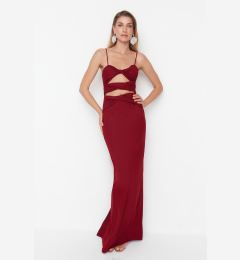 Снимка на Trendyol Claret Red Detailed Evening & Graduation Dress