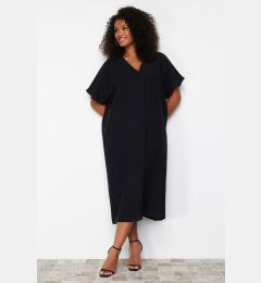 Снимка на Trendyol Curve Black Midi Woven Dress