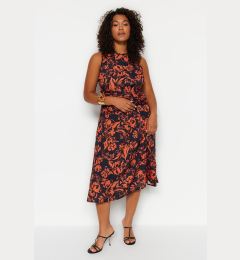 Снимка на Trendyol Curve Multi Color Floral A-line Midi Woven Dress