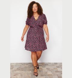 Снимка на Trendyol Curve Multicolored A-Line/Bell-Floral Woven Dress