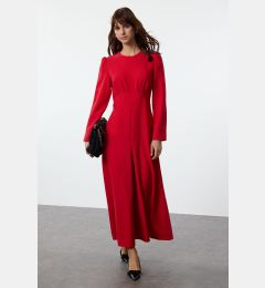 Снимка на Trendyol Dark Red Woven Dress