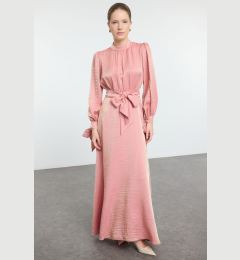 Снимка на Trendyol Dusty Rose Woven Evening Dress