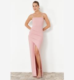 Снимка на Trendyol Dusty Rose Woven Long Elegant Evening Dress