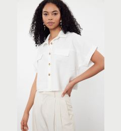 Снимка на Trendyol Ecru Double Pocket Woven Shirt